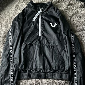 BLACK TRUE RELIGION WINDBREAKER